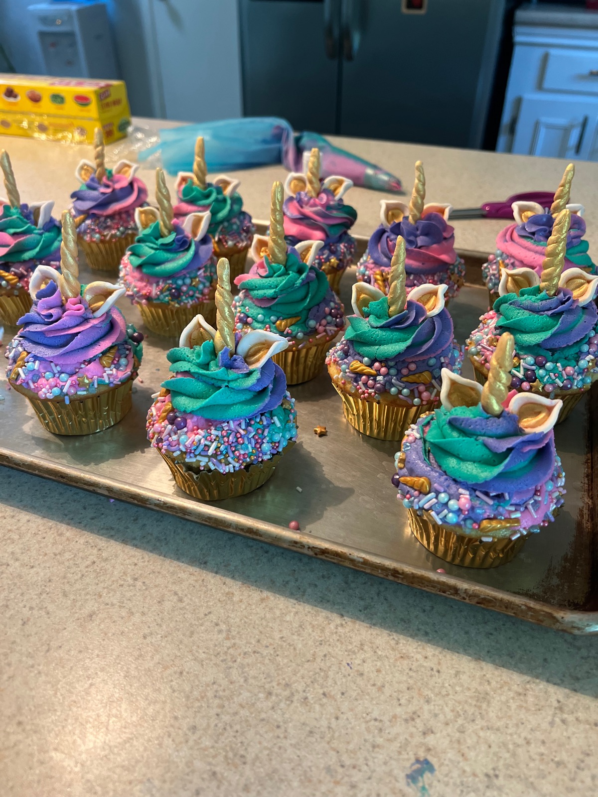 Unicorn cupcakes